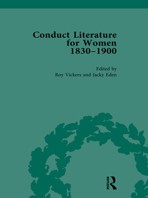 cover image of Conduct Literature for Women, Part V, 1830-1900 vol 4